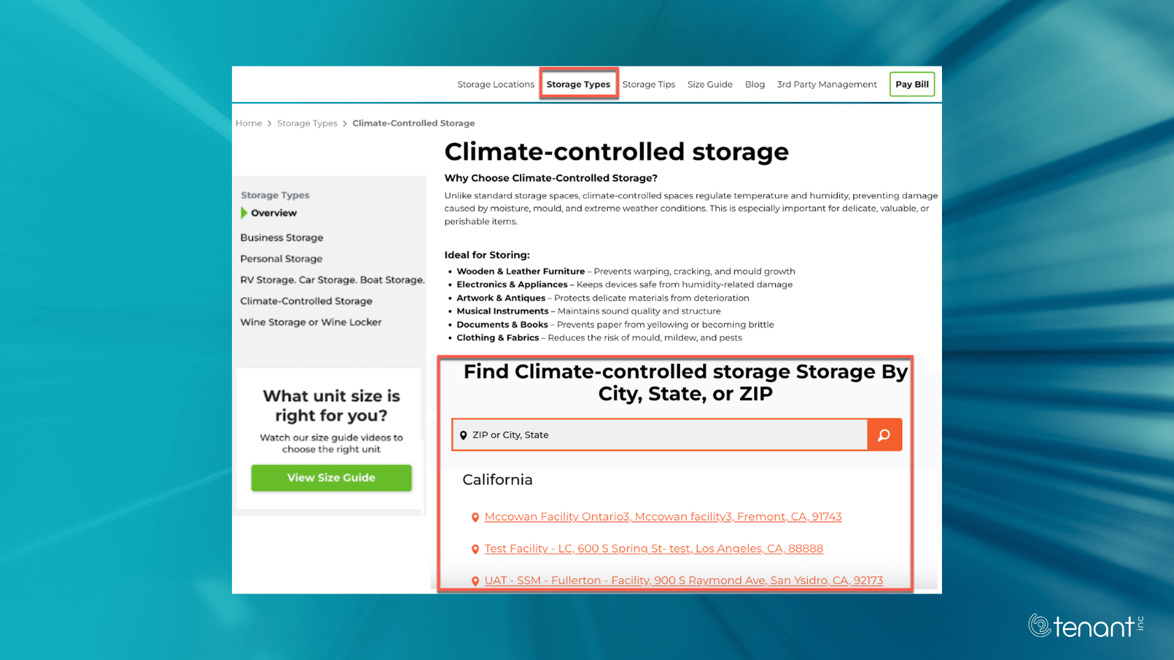 Corporate Feature Pages