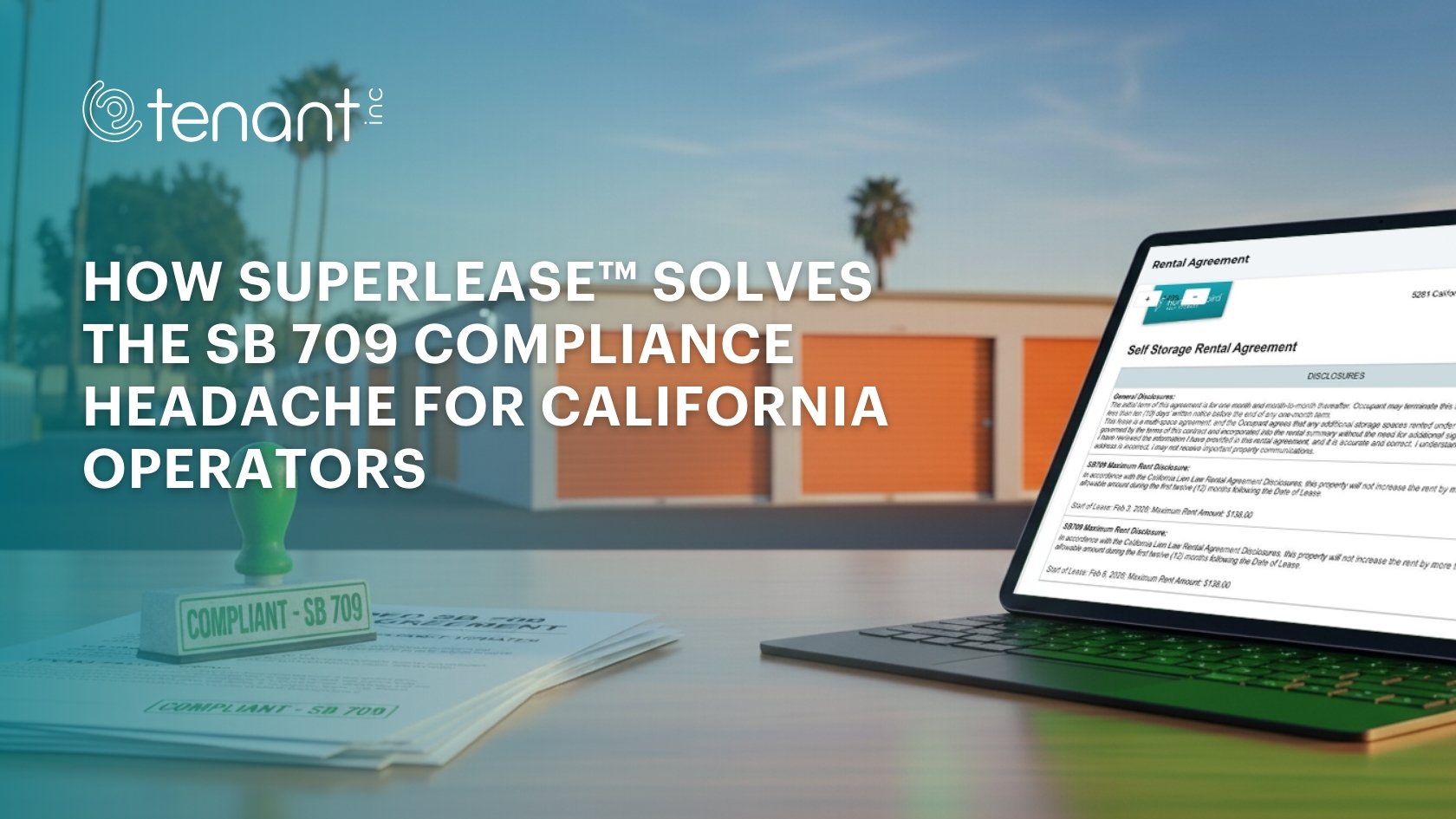 How SuperLease™ Solves the SB 709 Compliance Headache for California Operators
