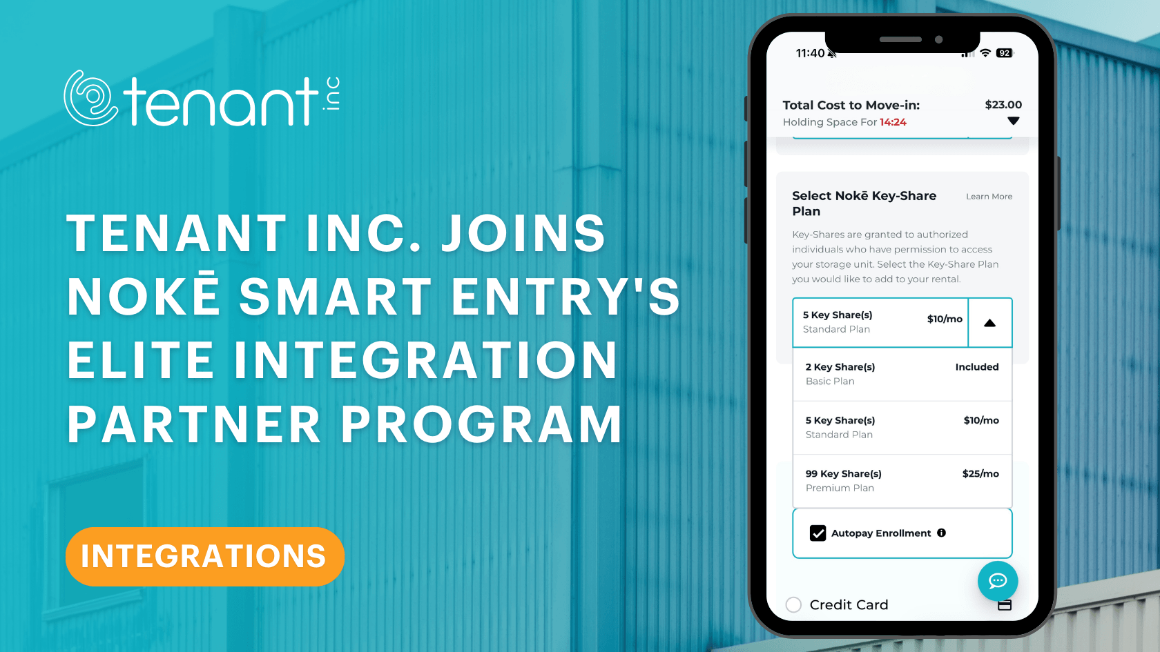 Tenant Inc. Joins the Nokē® Elite Integration Partner Program Featured Image