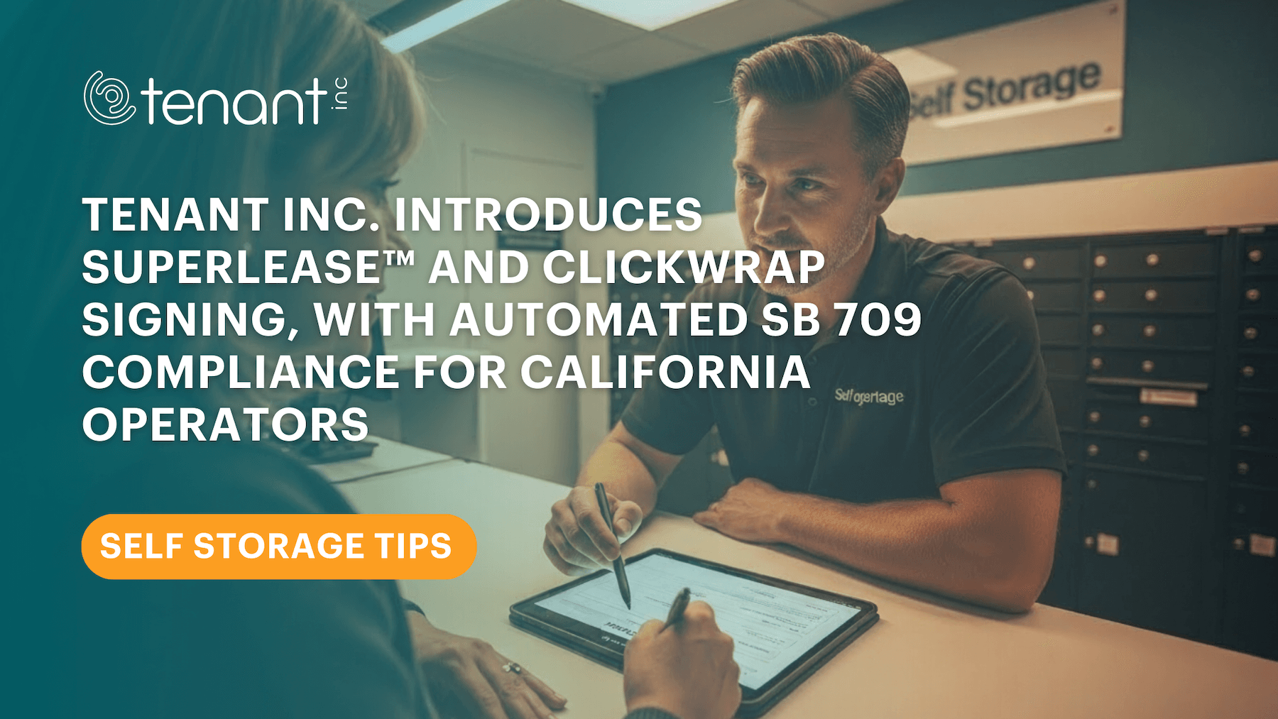 Tenant Inc. Introduces SuperLease™ and Clickwrap Signing, with Automated SB 709 Compliance for California Operators